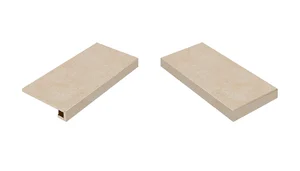 Ступень Italon Materia Magnesio Scalino Angolare Destro 33x45 матовая