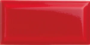 Плитка Cevica Metro Rojo 7,5x15 глянцевая