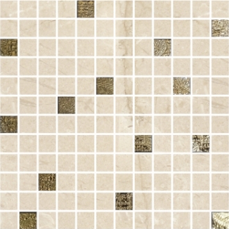 Mosaico Alberona Marfil-Gold