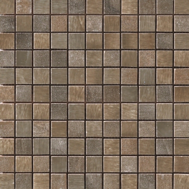 Мозаика Iris Mosaico Muse Brass 25x25 лаппатированная