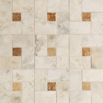 Мозаика Navona Mosaico Intreccio White