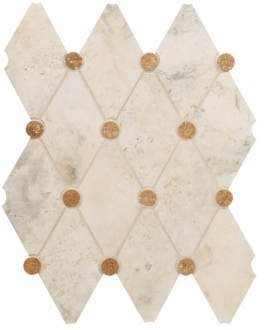 Мозаика Navona Mosaico Rombo White