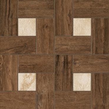 Декоративный элемент Italon Natural Life Wood Pepper Inserto Glamour 45x45 матовый