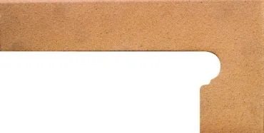 Спецэлемент Gres de Aragon Natural Zanquin Dch 20x39 матовый