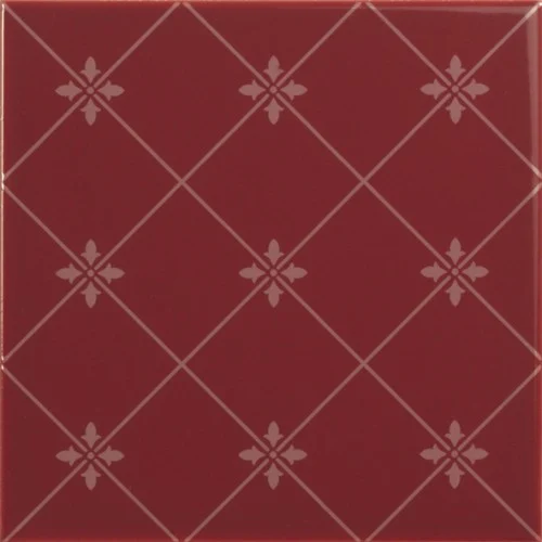 Плитка Almera Noblesse Delis Burdeos 20x20 глянцевая