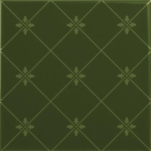 Плитка Almera Noblesse Delis Verde Botella 20x20 глянцевая