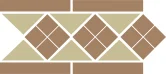 Бордюр Topcer Octagon Border LISBON-1 with 1 Strip 15x28 матовый