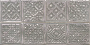 Панно Cifre Opal Composicion Rodia Grey 15x30 глянцевое