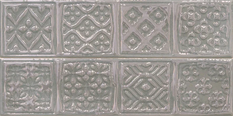 Панно Cifre Opal Composicion Rodia Grey 15x30 глянцевое