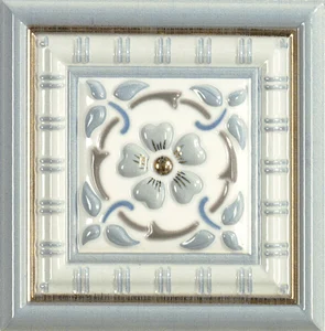Вставка Almera Orleans Taco Tarragone Gold Aqua Marine 15x15 глянцевая