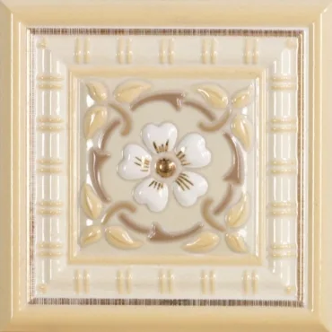 Вставка Almera Orleans Taco Tarragone Gold Vanilla 15x15 глянцевая