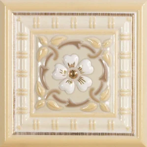 Вставка Almera Orleans Taco Tarragone Gold Vanilla 15x15 глянцевая
