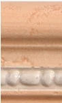Вставка Vallelunga Palladio Rosa Ang-Est Tor. 3x5 глянцевая