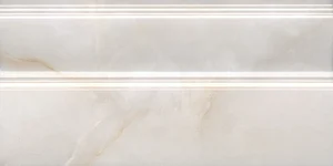 Kerama Marazzi Плинтус Вирджилиано серый обрезной FMA007R 15x30 глянцевый
