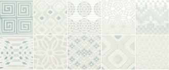 Preinciso Patchwork White/Mint