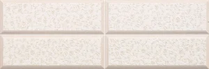 Декоративный элемент Newker Rev. Base Rosegarden Cream 25x75 глянцевый