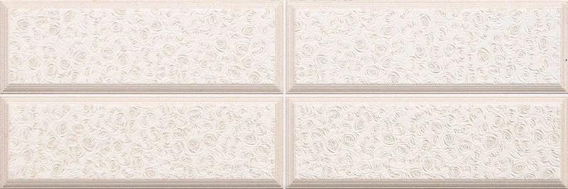 Декоративный элемент Newker Rev. Base Rosegarden Cream 25x75 глянцевый