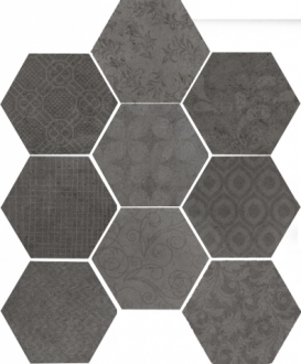 Riabita il Cotto Fabric Esagona Industrial