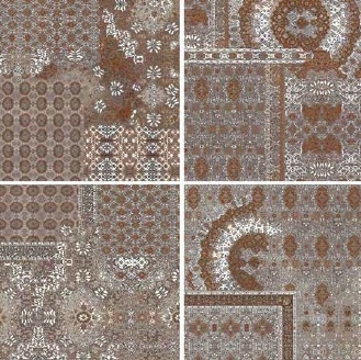 Riabita il Cotto Inserto Pattern Beige