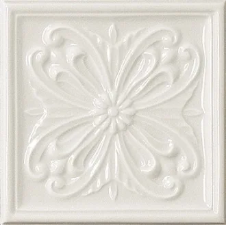 Rialto White Formella Flor