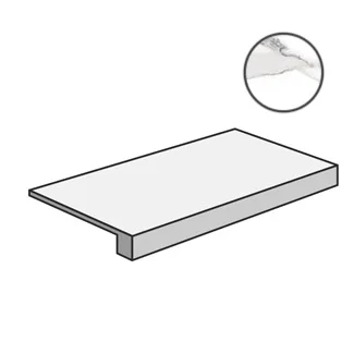 Ступень Fap Roma 60 Statuario Scalino Matt 33x60 матовая