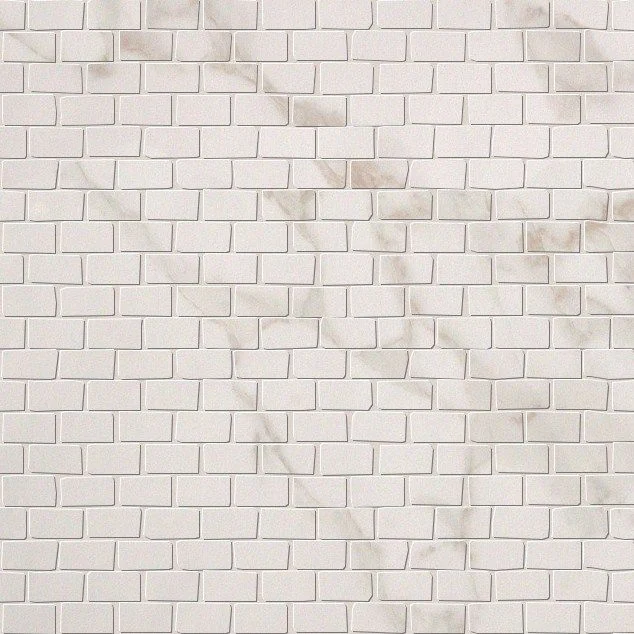 Мозаика Fap Roma Brick Calacatta Mosaico 30x30 полированная