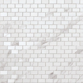 Roma Brick Statuario Mosaico
