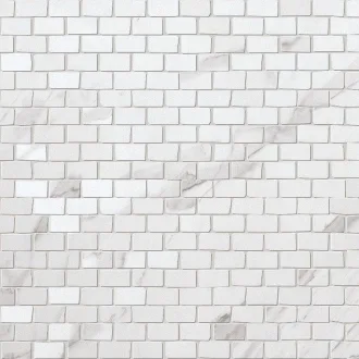 Roma Brick Statuario Mosaico