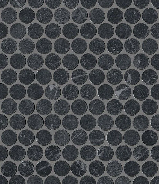 Мозаика Fap Roma Grafite Round Mosaico 29,5x32,5 матовая