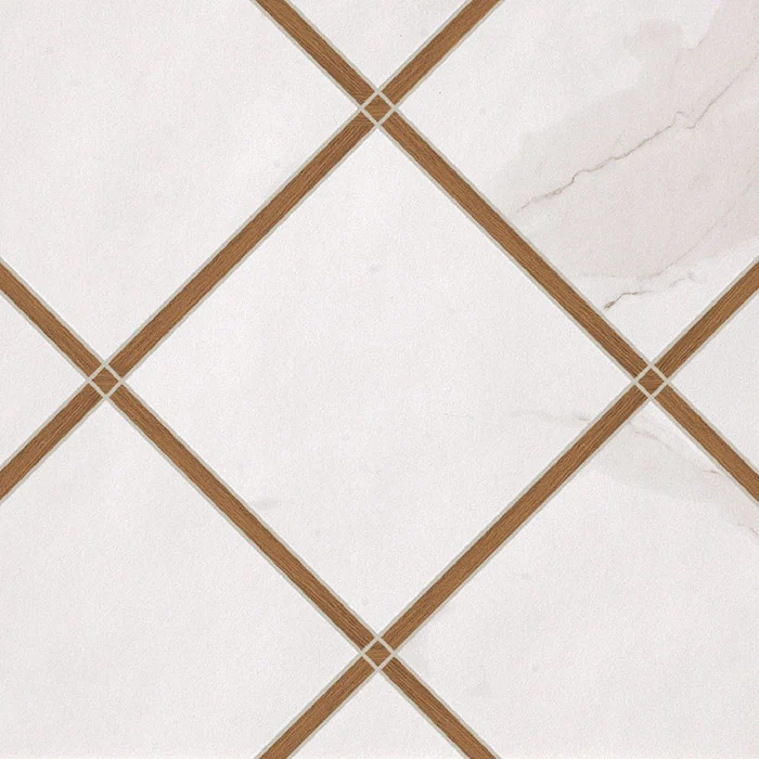 Декоративный элемент Fap Roma Incroci Calacatta Avana 60x60 полированный