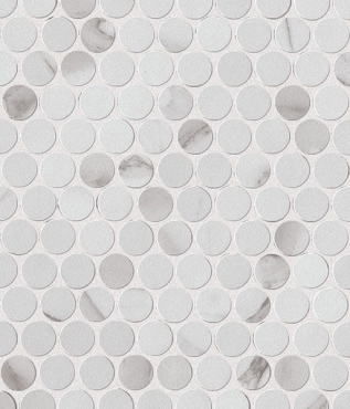 Мозаика Fap Roma Statuario Round Mosaico 29,5x32,5 матовая