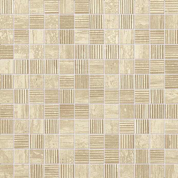 Мозаика Fap Roma Travertino Mosaico 30,5x30,5 матовая