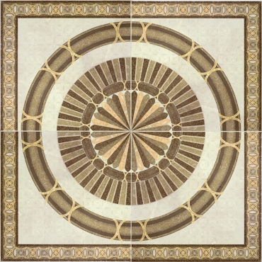 Панно Porcelanite Dos Roseton 5008 Ivory 100x100 лаппатированное