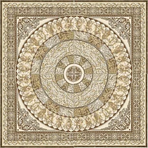 Панно Absolut Keramika Roseton Marble 4 45x45 глянцевое