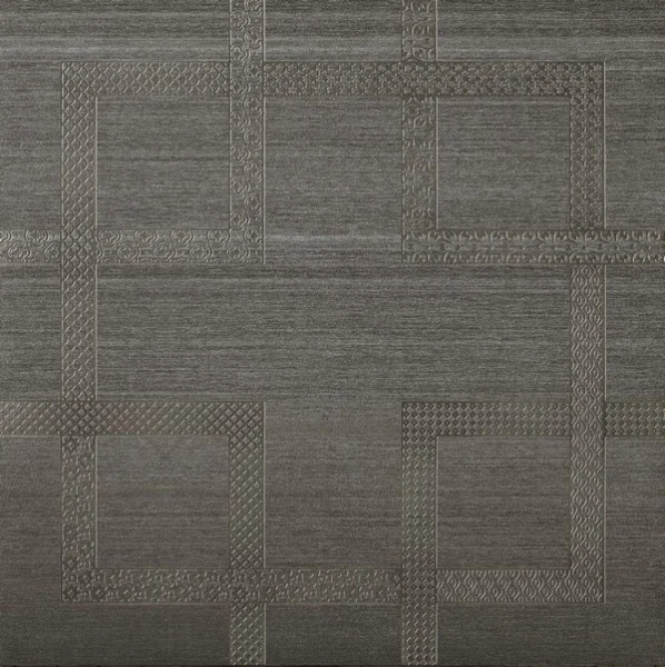 Декоративный элемент Fondovalle Rosone Decor Jet Black 80x80 матовый