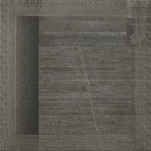 Декоративный элемент Fondovalle Rosone Jet Black 80x80 матовый
