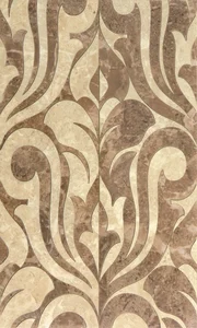Декоративный элемент Gracia Ceramica Saloni brown decor 01 30x50 глянцевый