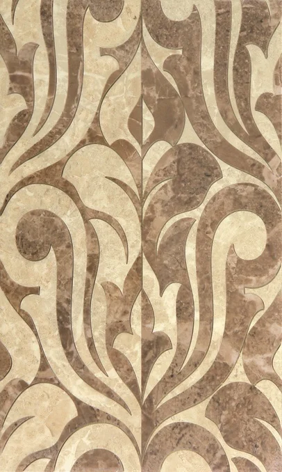 Декоративный элемент Gracia Ceramica Saloni brown decor 01 30x50 глянцевый