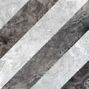Декоративный элемент Vallelunga Sirio Dec. Silver-Carbon Lev. Superglossy 80x80 глянцевый