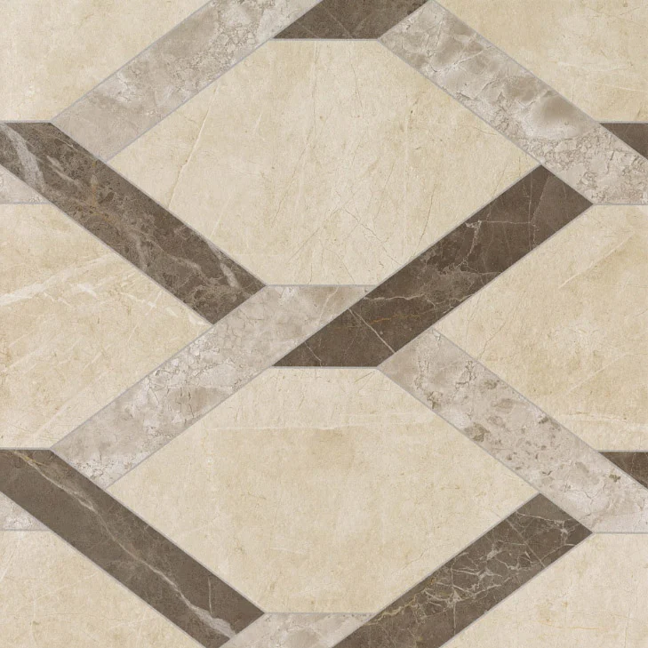 Декоративный элемент Atlas Concorde Russia Supernova Stone Hexagon Wax 60x60 матовый