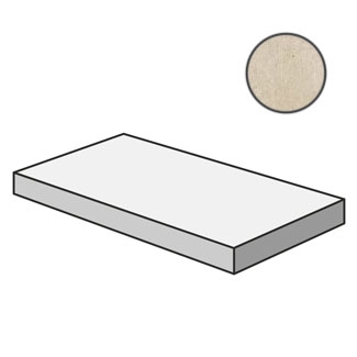 Supernova Stone Ivory Wax Scalino Angolare SX