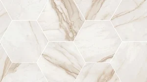 Мозаика Flaviker Supreme Calacata Mosaico Hexagon 29,2x51 матовая