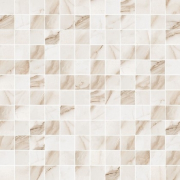 Мозаика Flaviker Supreme Golden Calacatta Mosaico Anticato 30x30 матовая