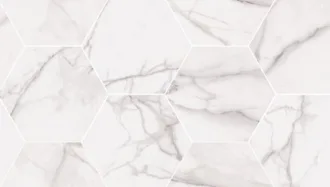 Supreme Royal Statuario Mosaico Hexagon