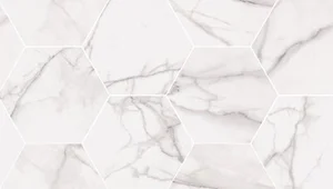 Мозаика Flaviker Supreme Royal Statuario Mosaico Hexagon 29,2x51 матовая