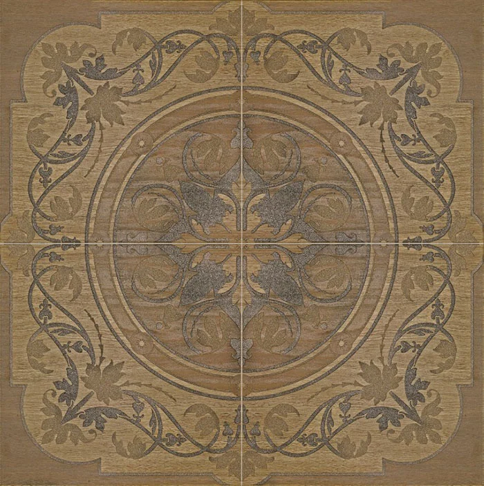 Декоративный элемент Piemme Teak Rosone Ret KEROS03 45x45 матовый