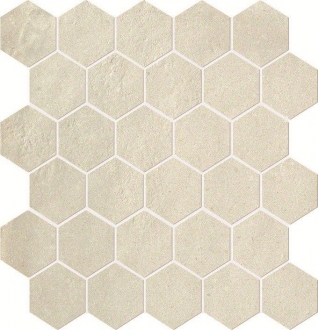 Terra Avorio Esagono Mosaico