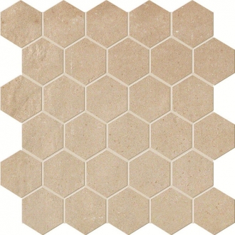 Terra Siena Esagono Mosaico