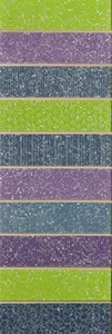 Бордюр Colorker Tesela Mandalay Ocean-Violet-Mint 5x20 глянцевый
