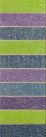 Бордюр Colorker Tesela Mandalay Ocean-Violet-Mint 5x20 глянцевый